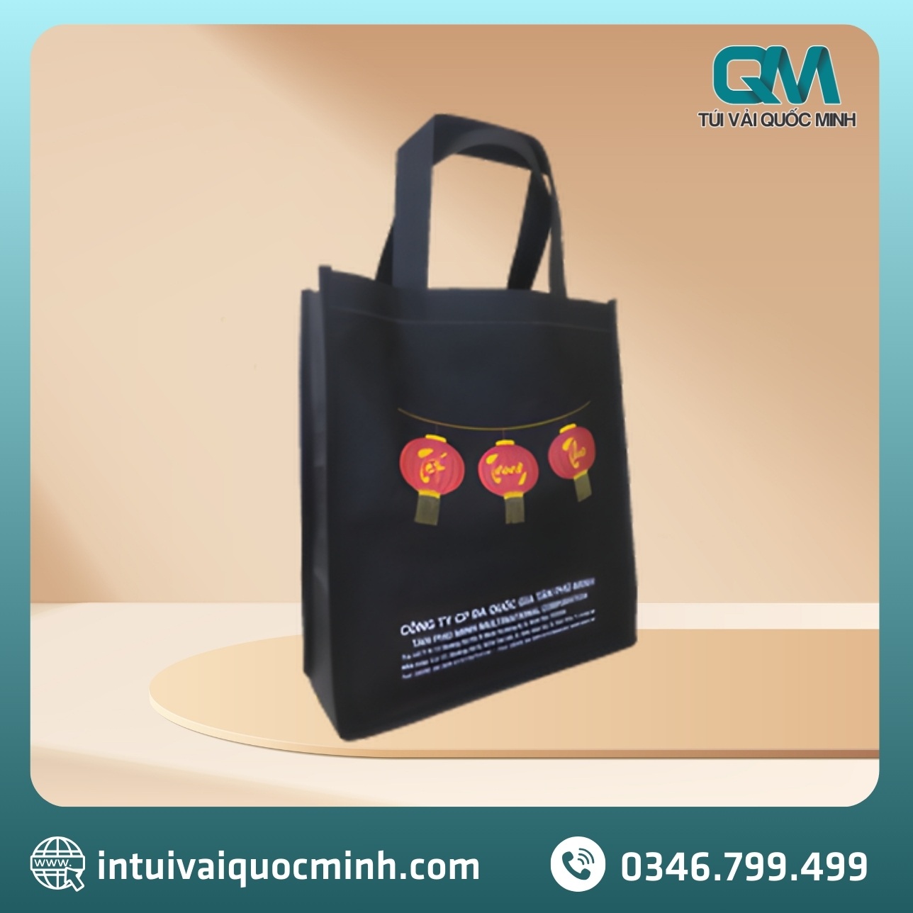 túi vải không dệt đựng bánh trung thu