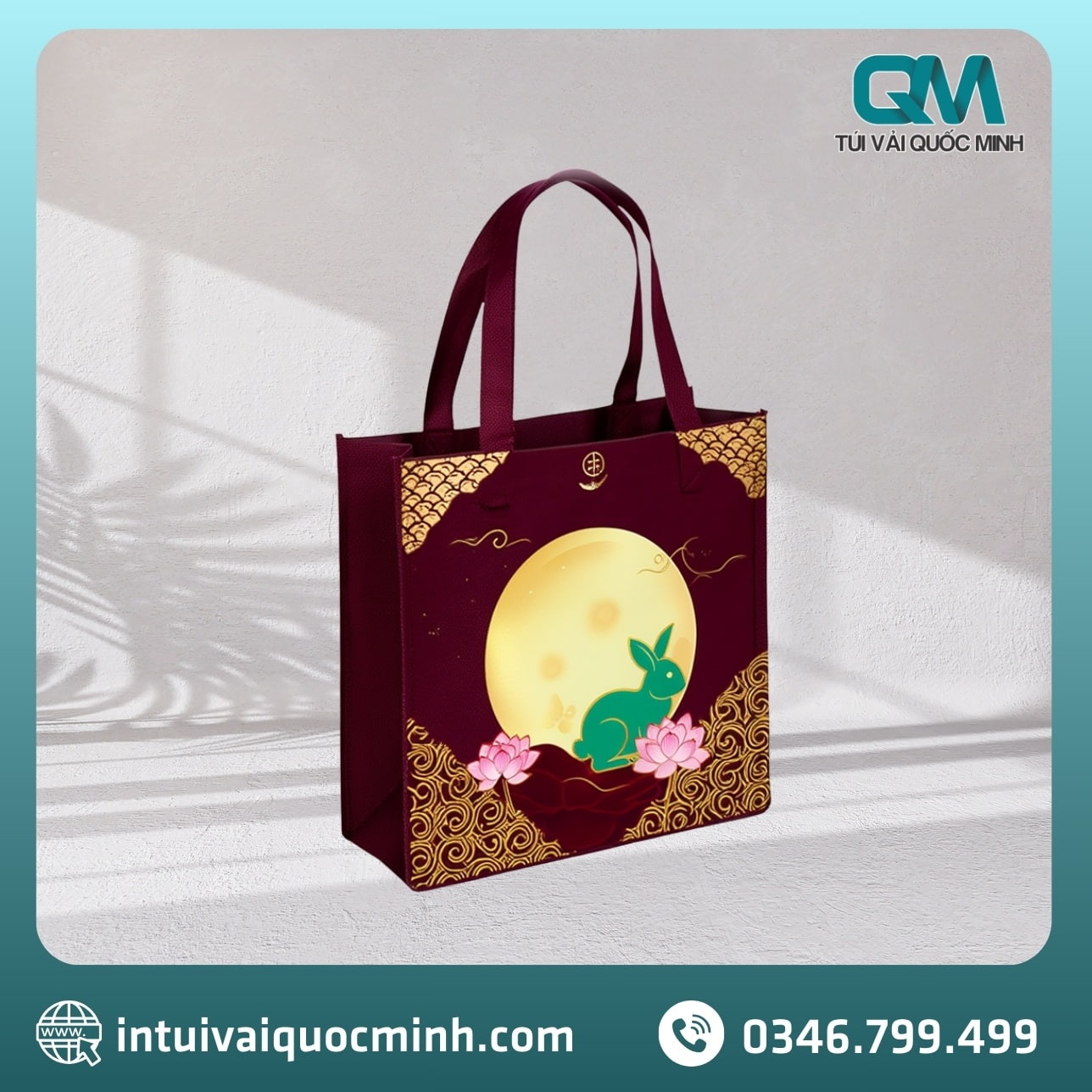 túi vải không dệt đựng bánh trung thu