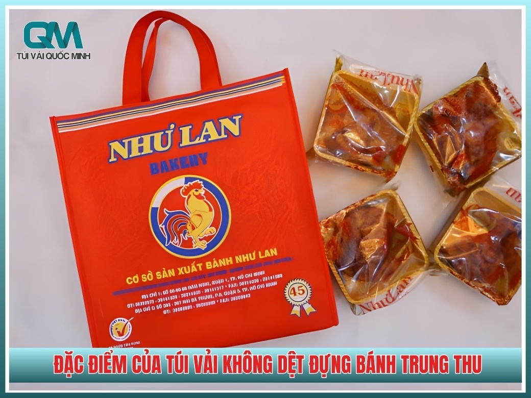 Đặc điểm của túi vải không dệt đựng bánh trung thu