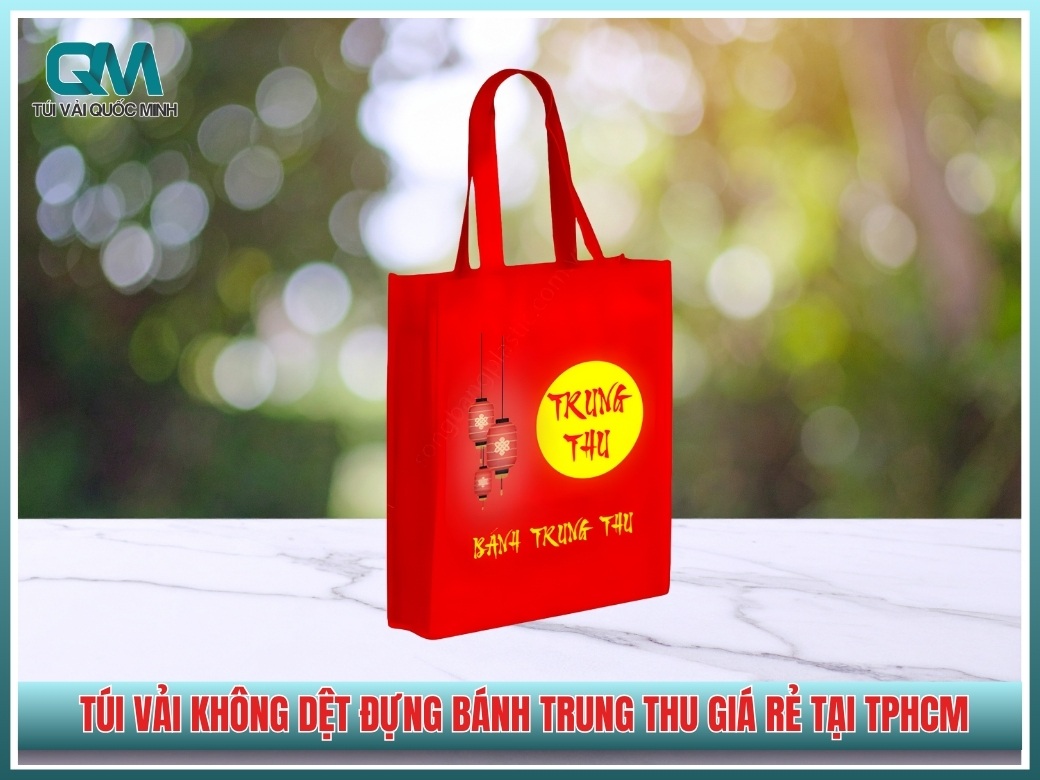 Xưởng sản xuất túi vải không dệt đựng bánh trung thu giá rẻ tại TPHCM