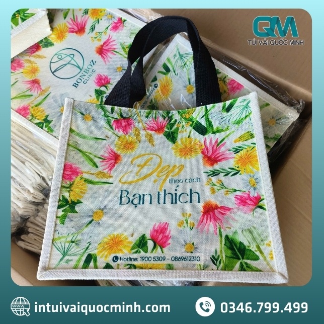 Ưu điểm của túi vải Linen in logo Bonboz