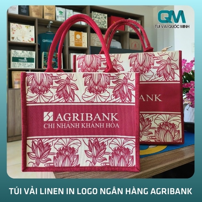 Thông tin về túi vải linen in logo Agribank