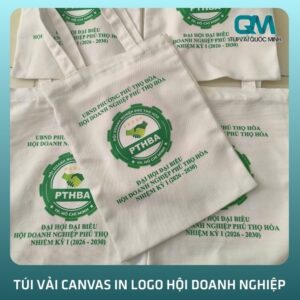 Thông tin về túi vải canvas in logo Hội Doanh Nghiệp