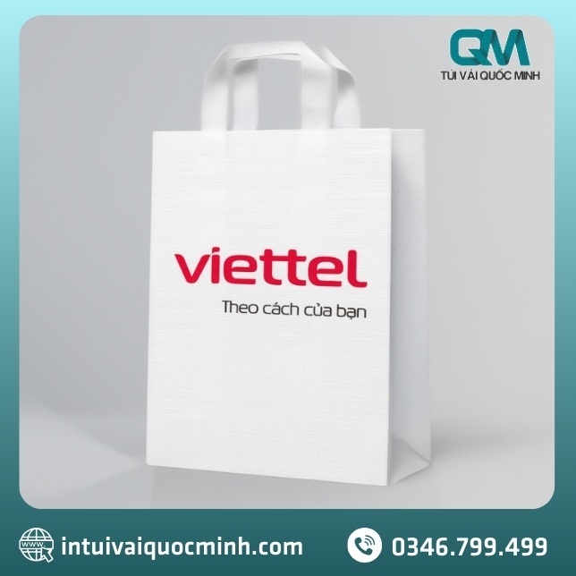 Ứng dụng đa dạng của túi vải không dệt in logo Viettel