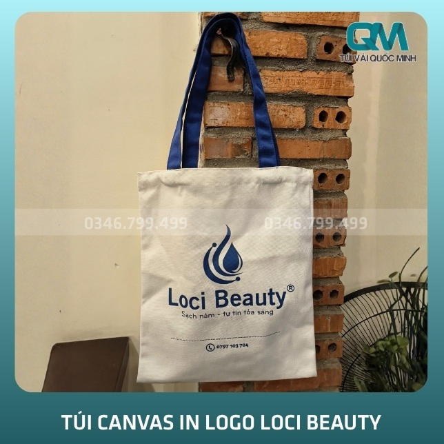 Có nên đặt may túi canvas in logo Loci Beauty?