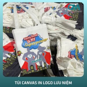 Thông tin về túi canvas in logo lưu niệm
