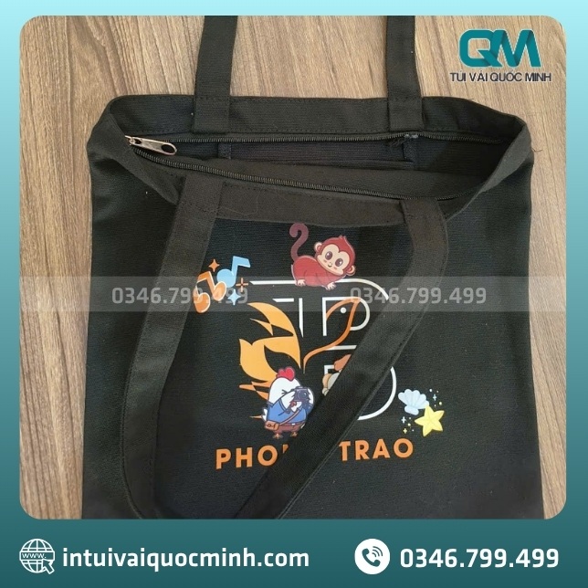 Điểm nổi bật của túi vải canvas in logo PHONG TRAO