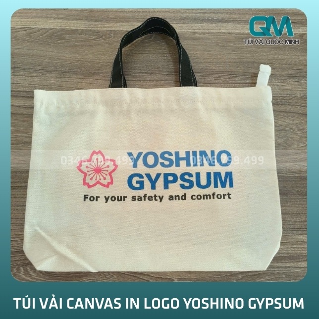 Thông tin túi vải canvas in logo YOSHINO GYPSUM