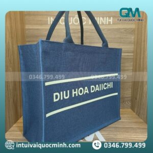 Vì sao túi vải đay Linen đơn sắc in logo được yêu thích?