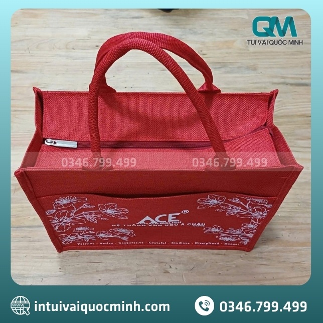 Điểm nổi bật của túi vải đay Linen in logo ACE