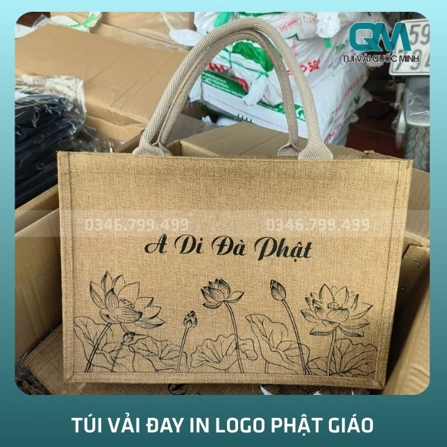 Thông tin túi vải đay in logo Phật Giáo