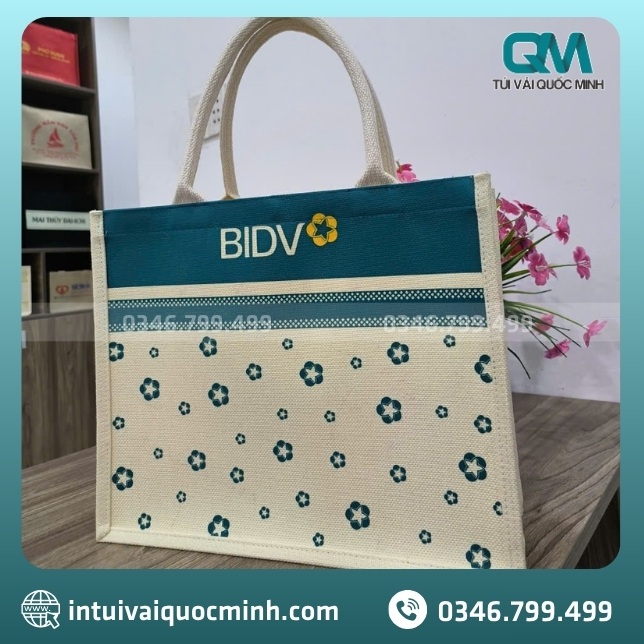 Vì sao túi vải đay in logo ngân hàng BIDV lại được ưa chuộng?