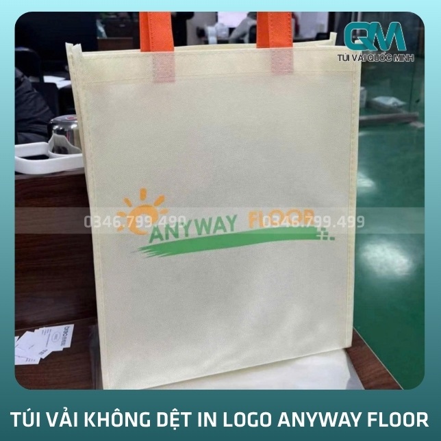 Thông tin về túi vải không dệt in logo ANYWAY FLOOR
