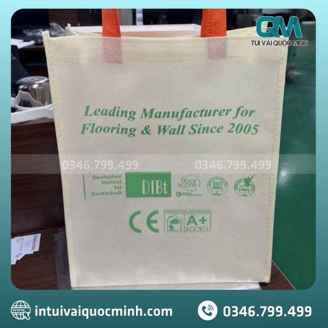 Đặc điểm túi vải không dệt in logo ANYWAY FLOOR