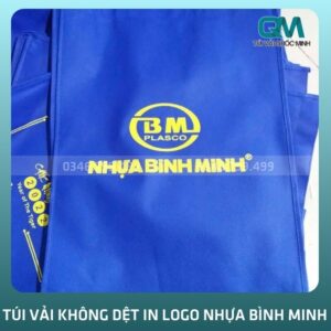 Giới thiệu về túi vải không dệt in logo Nhựa Bình Minh