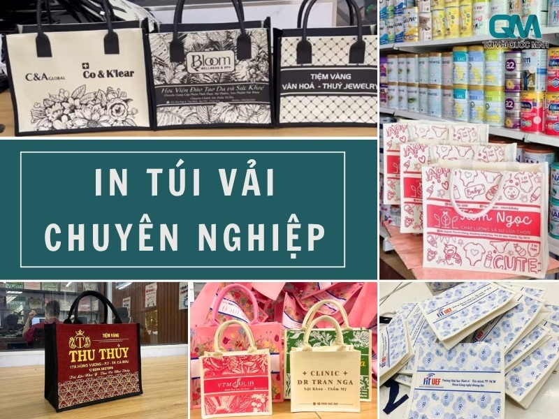 Hình ảnh hoạt động của xưởng In Túi Vải Quốc Minh