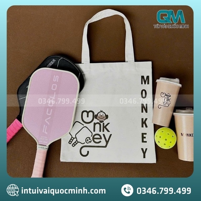 Một số mẫu túi canvas in họa tiết cute nổi bật tại xưởng Quốc Minh