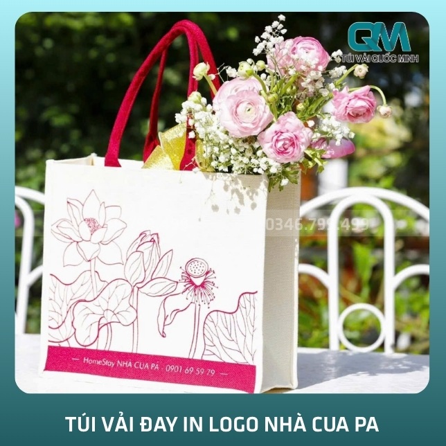 5 lý do túi vải đay in logo NHÀ CUA PA được ưa chuộng