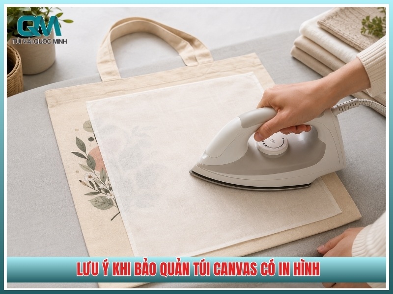 Lưu ý khi bảo quản túi canvas có in hình