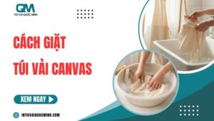 Cách giặt túi vải canvas SẠCH tại nhà không bị mất form