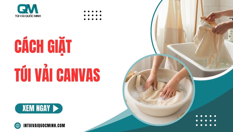 Cách giặt túi vải canvas SẠCH tại nhà không bị mất form