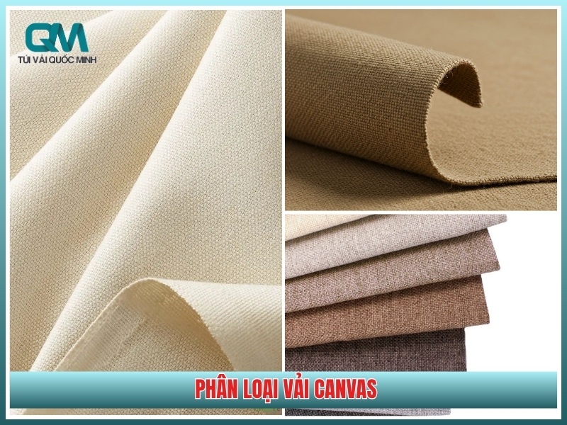 Vải canvas có mấy loại?