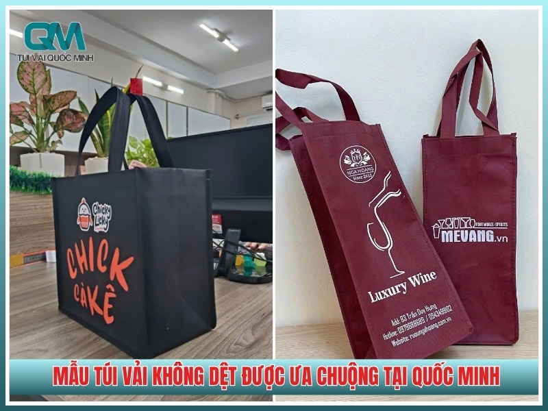 mẫu túi vải không dệt được ưa chuộng tại Quốc Minh