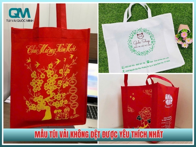 mẫu túi vải không dệt được yêu thích nhất