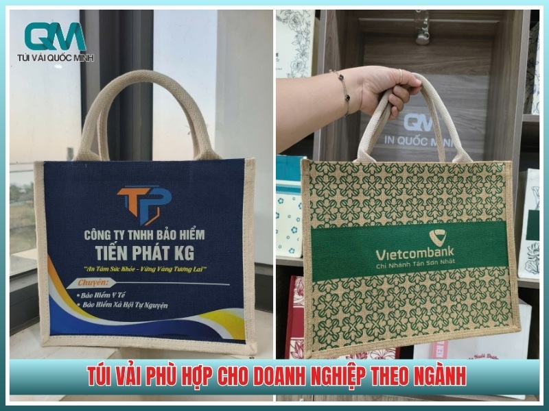 túi vải phù hợp cho doanh nghiệp theo ngành