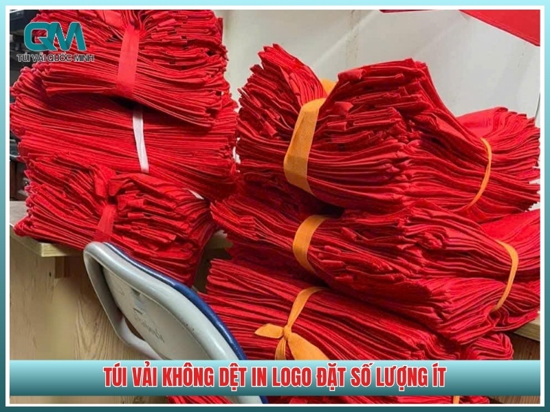 túi vải không dệt in logo đặt số lượng ít cho doanh nghiệp