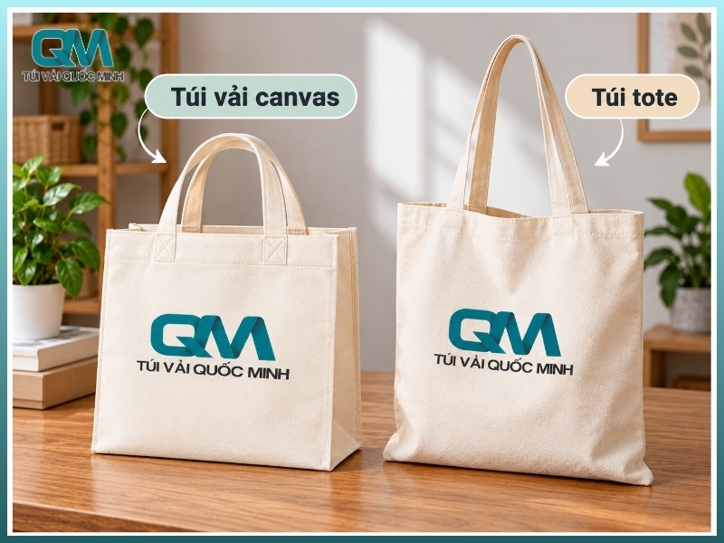 Túi vải canvas có gì khác túi tote?
