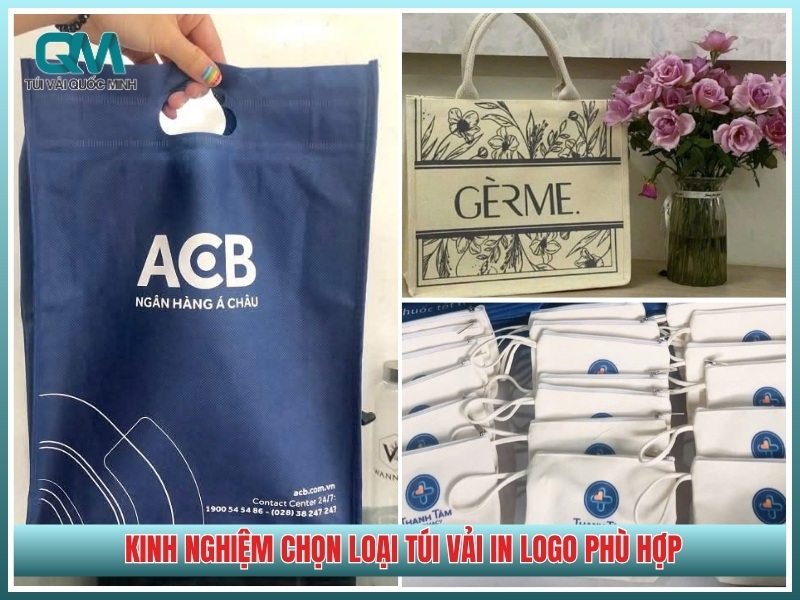 kinh nghiệm chọn loại túi vải in logo phù hợp