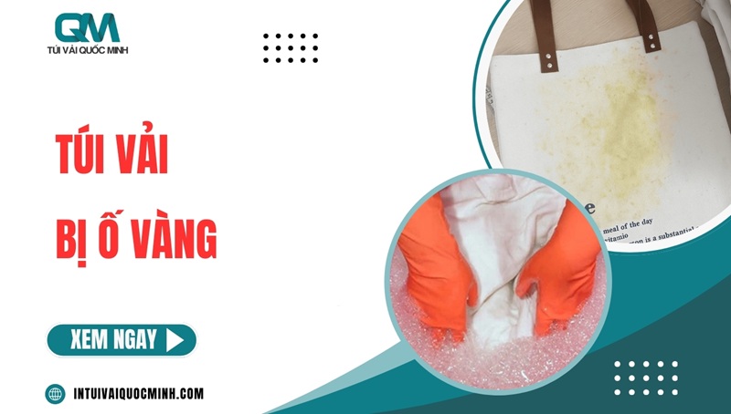Các làm sạch túi vải bị ố vàng đơn giản HIỆU QUẢ tại nhà