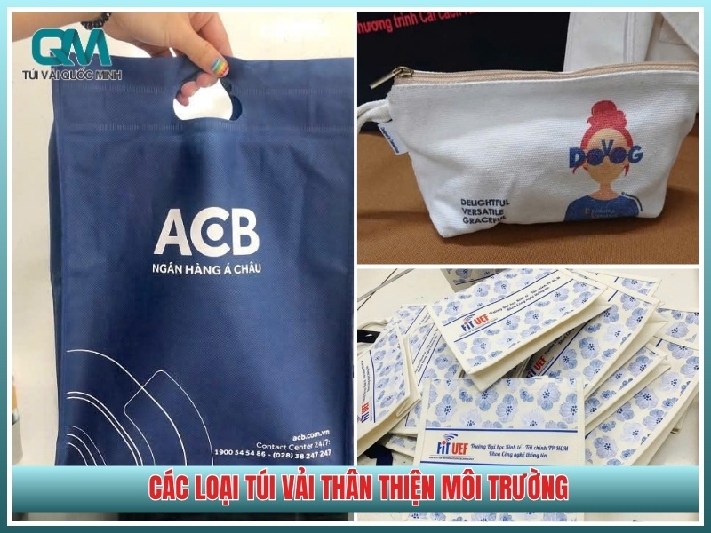 các loại túi vải thân thiện môi trường